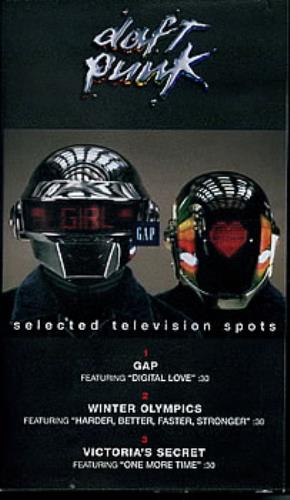 Daft Punk Selected Television Spots video (VHS or PAL or NTSC) Canadian DFPVISE213082