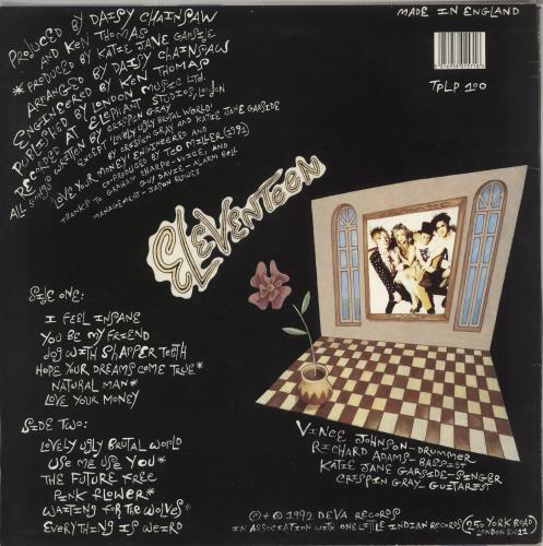 Daisy Chainsaw Eleventeen - EX vinyl LP album (LP record) UK DAILPEL742256