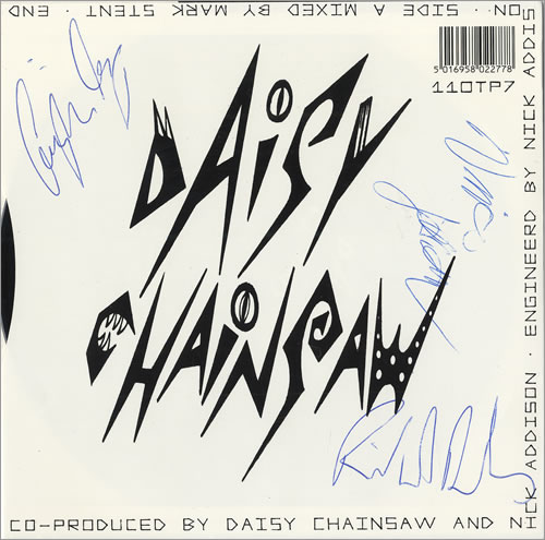 Daisy Chainsaw The Future Free - Autographed 7" vinyl single (7 inch record / 45) UK DAI07TH467911
