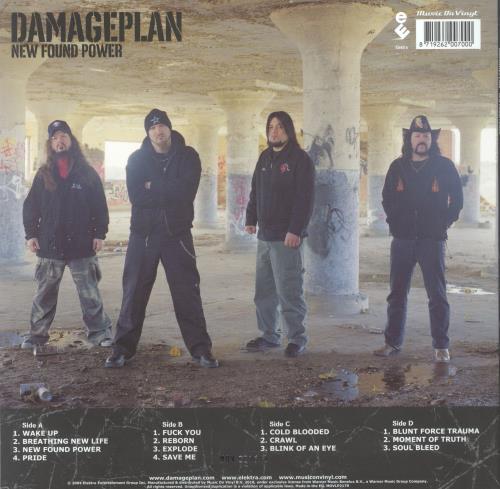 Damageplan New Found Power - Red and Gold Vinyl 2-LP vinyl record set (Double LP Album) UK DMP2LNE829065