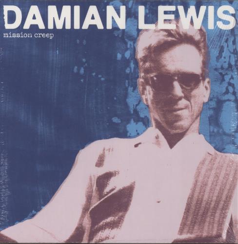 Damian Lewis Mission Creep - Blue Vinyl + Autographed Print vinyl LP album (LP record) UK 9K0LPMI879076