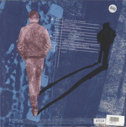 Damian Lewis Mission Creep - Blue Vinyl + Autographed Print vinyl LP album (LP record) UK 9K0LPMI879076