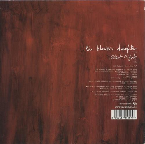 Damien Rice The Blowers Daughter - White Vinyl - EX 7" vinyl single (7 inch record / 45) UK DA007TH878948