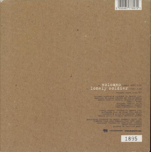Damien Rice Volcano - Toffee Vinyl 7" vinyl single (7 inch record / 45) UK DA007VO878850