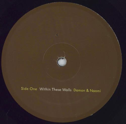 Damon & Naomi Within These Walls vinyl LP album (LP record) US DB8LPWI828449