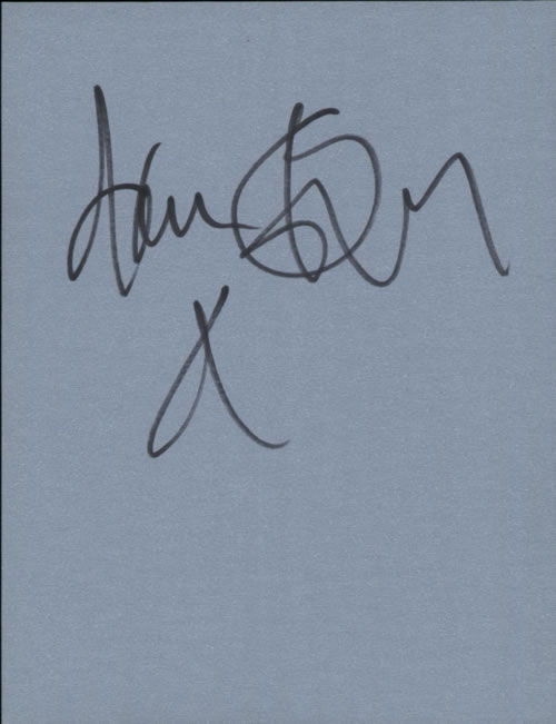 Damon Albarn Page From An Autograph Book memorabilia UK DALMMPA603279