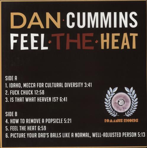 Dan Cummins Feel The Heat - Match & Sand Vinyl 12" vinyl single (12 inch record / Maxi-single) US -B612FE883290