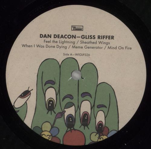 Dan Deacon Gliss Riffer vinyl LP album (LP record) UK I1NLPGL876482