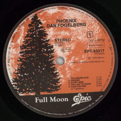 Dan Fogelberg Phoenix vinyl LP album (LP record) Dutch DNFLPPH865725