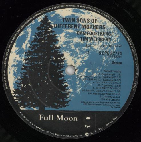 Dan Fogelberg Twin Sons Of Different Mothers vinyl LP album (LP record) UK DNFLPTW417987