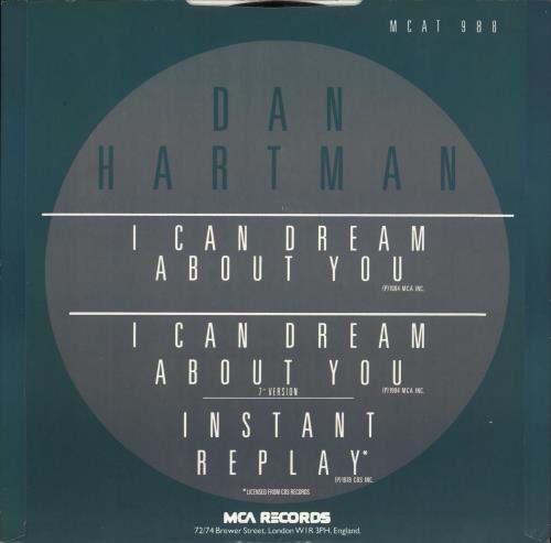 Dan Hartman I Can Dream About You 12" vinyl single (12 inch record / Maxi-single) UK DHA12IC116358