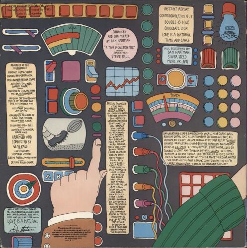 Dan Hartman Instant Replay vinyl LP album (LP record) US DHALPIN298099