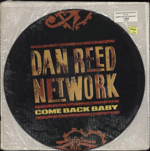 Dan Reed Network Come Back Baby - Sealed 12" vinyl picture disc (12 inch picture record) UK DRN2PCO779307