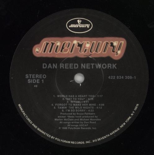 Dan Reed Network Dan Reed Network - Shrink vinyl LP album (LP record) UK DRNLPDA880949