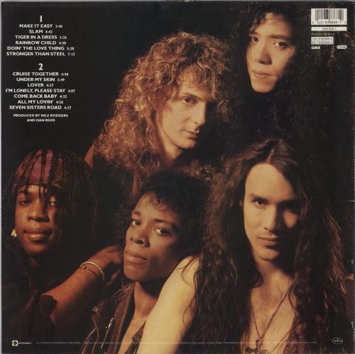 Dan Reed Network Slam vinyl LP album (LP record) UK DRNLPSL277501