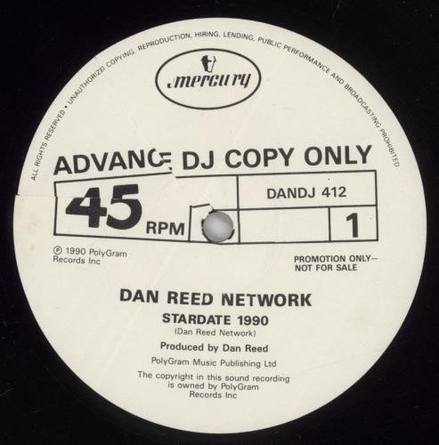 Dan Reed Network Stardate 1990 12" vinyl single (12 inch record / Maxi-single) UK DRN12ST612336