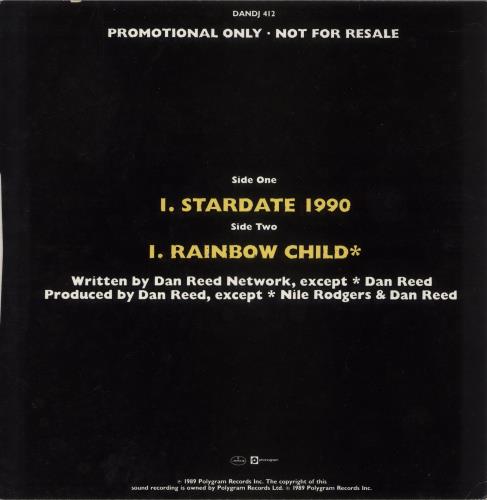 Dan Reed Network Stardate 1990 12" vinyl single (12 inch record / Maxi-single) UK DRN12ST612336
