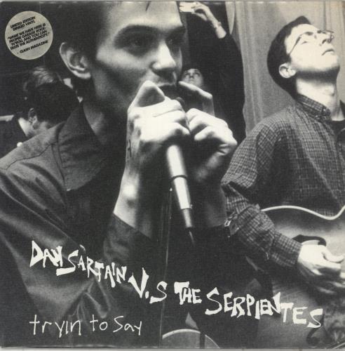 Dan Sartain Tryin To Say 7" vinyl single (7 inch record / 45) UK DN507TR870256