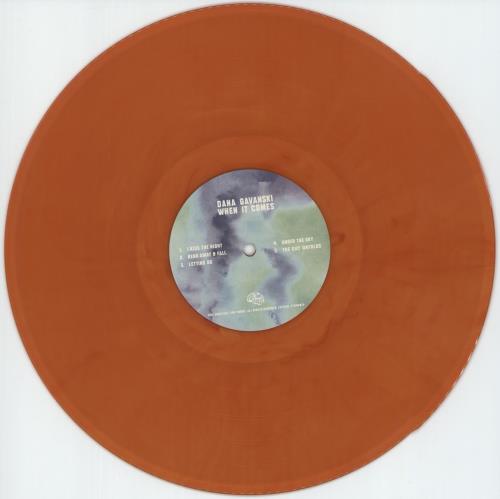 Dana Gavanski When It Comes - Marbled Orange Vinyl + 7" vinyl LP album (LP record) UK 9EXLPWH871991