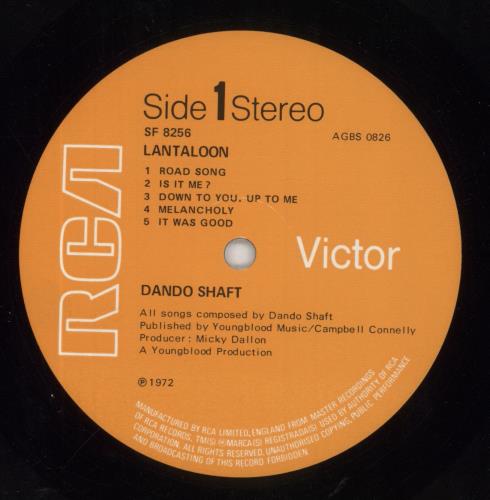Dando Shaft Lantaloon - Poster - EX vinyl LP album (LP record) UK DSHLPLA674938