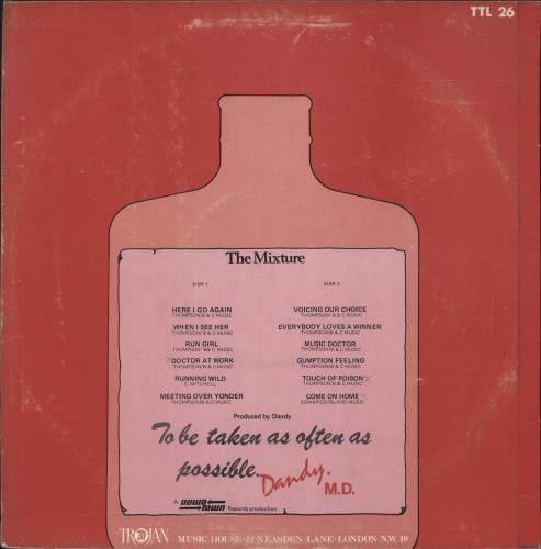 Dandy Livingstone Your Musical Doctor vinyl LP album (LP record) UK DYILPYO731921