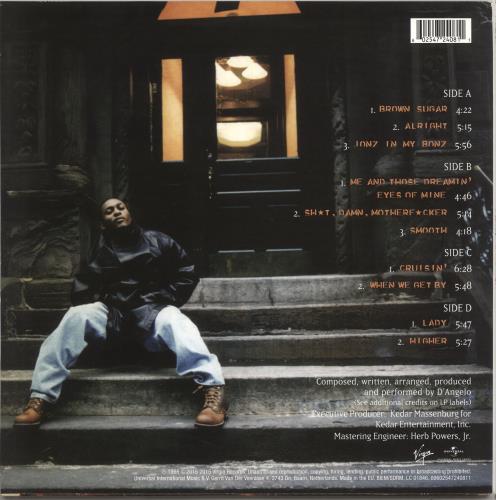 D'Angelo Brown Sugar - 180gm Vinyl 2-LP vinyl record set (Double LP Album) UK DBQ2LBR732768