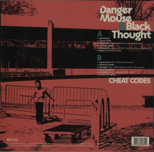 Danger Mouse Cheat Codes - Red Vinyl vinyl LP album (LP record) UK D3OLPCH868955