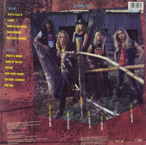 Dangerous Toys Dangerous Toys - VG vinyl LP album (LP record) UK D4VLPDA830212