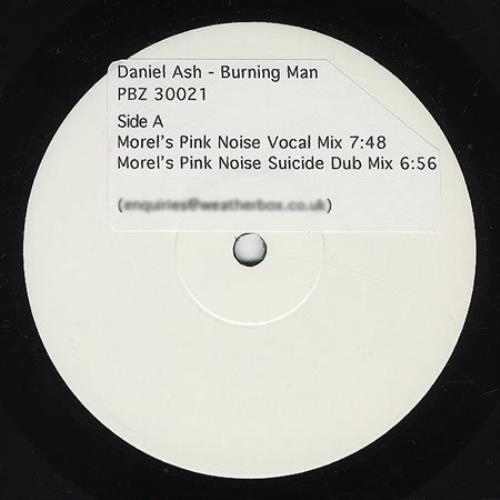 Daniel Ash Burning Man 12" vinyl single (12 inch record / Maxi-single) UK ASH12BU225164