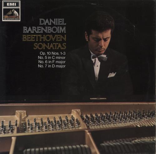 Daniel Barenboim Beethoven Sonatas vinyl LP album (LP record) UK H39LPBE861668
