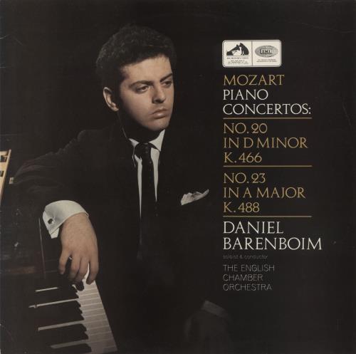 Daniel Barenboim Mozart: Piano Concertos - 4th vinyl LP album (LP record) UK H39LPMO863749