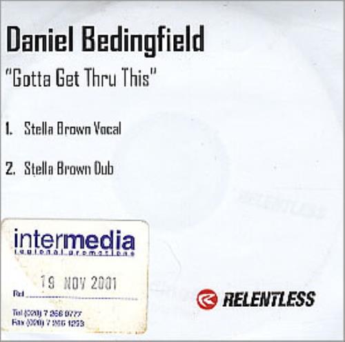 Daniel Bedingfield Gotta Get Thru This CD-R acetate UK DBECRGO288309