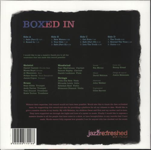 Daniel Casimir Boxed In 2-LP vinyl record set (Double LP Album) UK 9JN2LBO869059