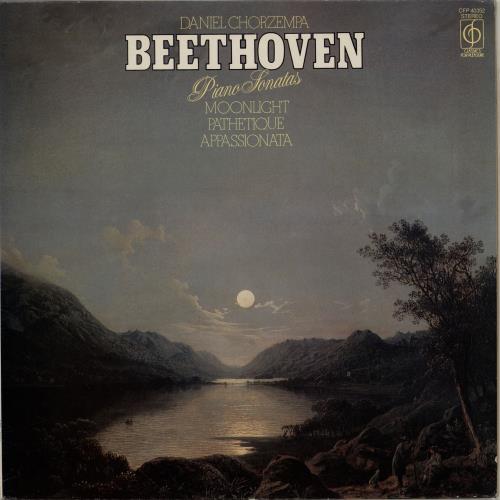 Daniel Chorzempa Beethoven Piano Sonatas vinyl LP album (LP record) UK H9NLPBE764707