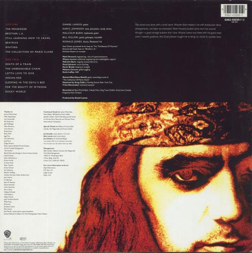 Daniel Lanois For The Beauty Of Wynona vinyl LP album (LP record) German DNLLPFO801868