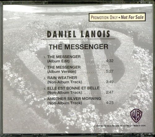 Daniel Lanois The Messenger CD single (CD5 / 5") US DNLC5TH527772