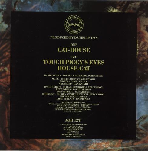 Danielle Dax Cat-House + Promo Photo - Autographed 12" vinyl single (12 inch record / Maxi-single) UK DAX12CA757061