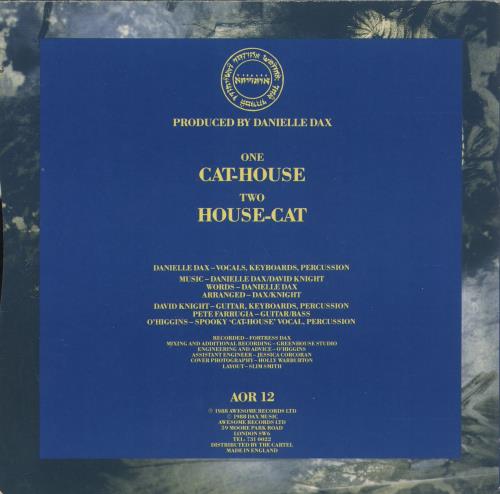 Danielle Dax Cathouse 7" vinyl single (7 inch record / 45) UK DAX07CA109852