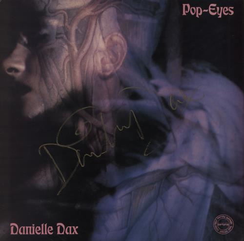 Danielle Dax Pop-Eyes - Autographed vinyl LP album (LP record) UK DAXLPPO757064
