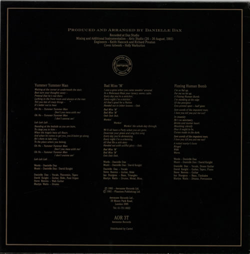 Danielle Dax Yummer Yummer Man 12" vinyl single (12 inch record / Maxi-single) UK DAX12YU298523