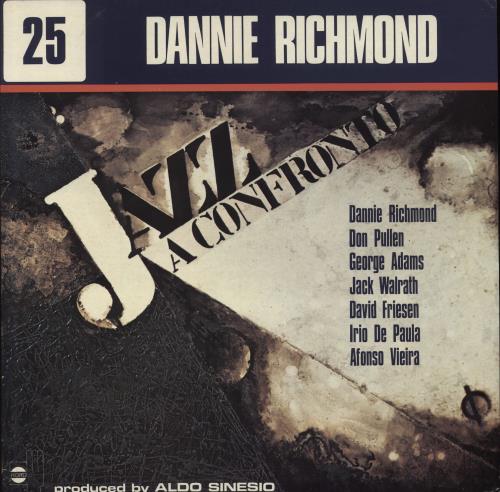 Dannie Richmond Jazz A Confronto 25 vinyl LP album (LP record) Italian DE-LPJA708005
