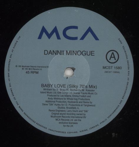 Dannii Minogue Baby Love 12" vinyl single (12 inch record / Maxi-single) UK DAN12BA76026
