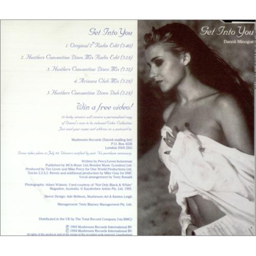 Dannii Minogue Get Into You CD single (CD5 / 5") UK DANC5GE60822