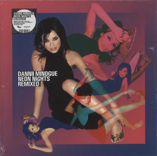 Dannii Minogue Neon Nights Remixed - Clear Blue Vinyl - RSD25 vinyl LP album (LP record) UK DANLPNE882236