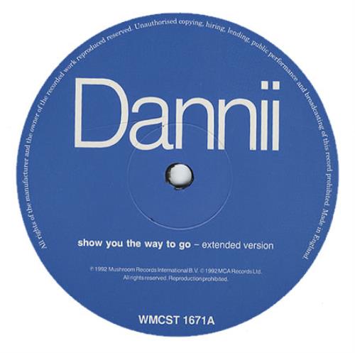 Dannii Minogue Show You The Way To Go 12" vinyl single (12 inch record / Maxi-single) UK DAN12SH07441