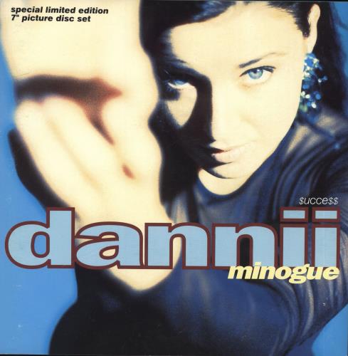 Dannii Minogue Success + Sleeve 7" vinyl picture disc (7 inch picture disc single) UK DAN7PSU97703
