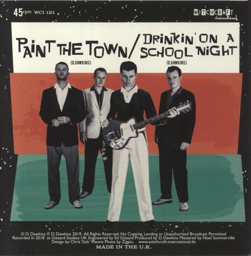 Danny "O" & The Astrotones Paint The Town 7" vinyl single (7 inch record / 45) German 8D707PA851775