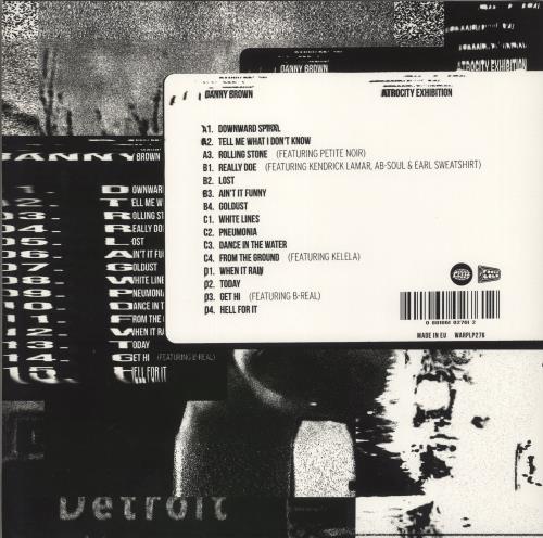 Danny Brown Atrocity Exhibition 2-LP vinyl record set (Double LP Album) UK 4BW2LAT886899