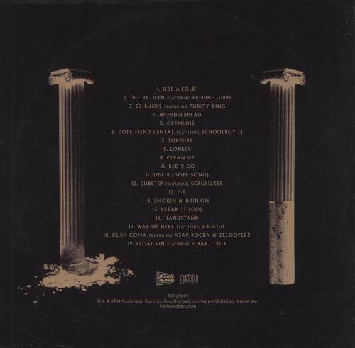 Danny Brown Old 2-LP vinyl record set (Double LP Album) US 4BW2LOL815255