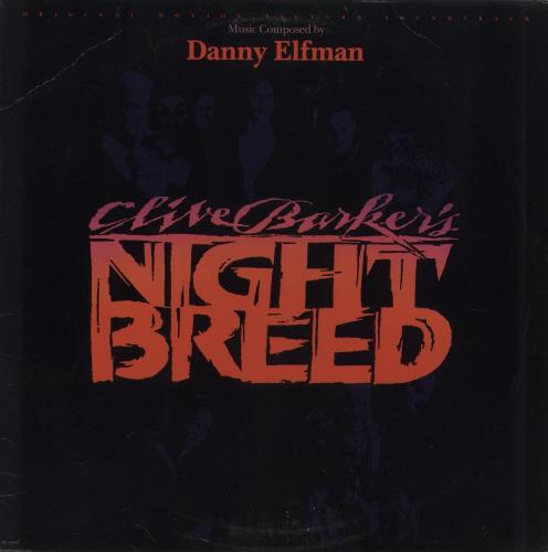 Danny Elfman Clive Barker's Nightbreed - EX vinyl LP album (LP record) US DXNLPCL692430
